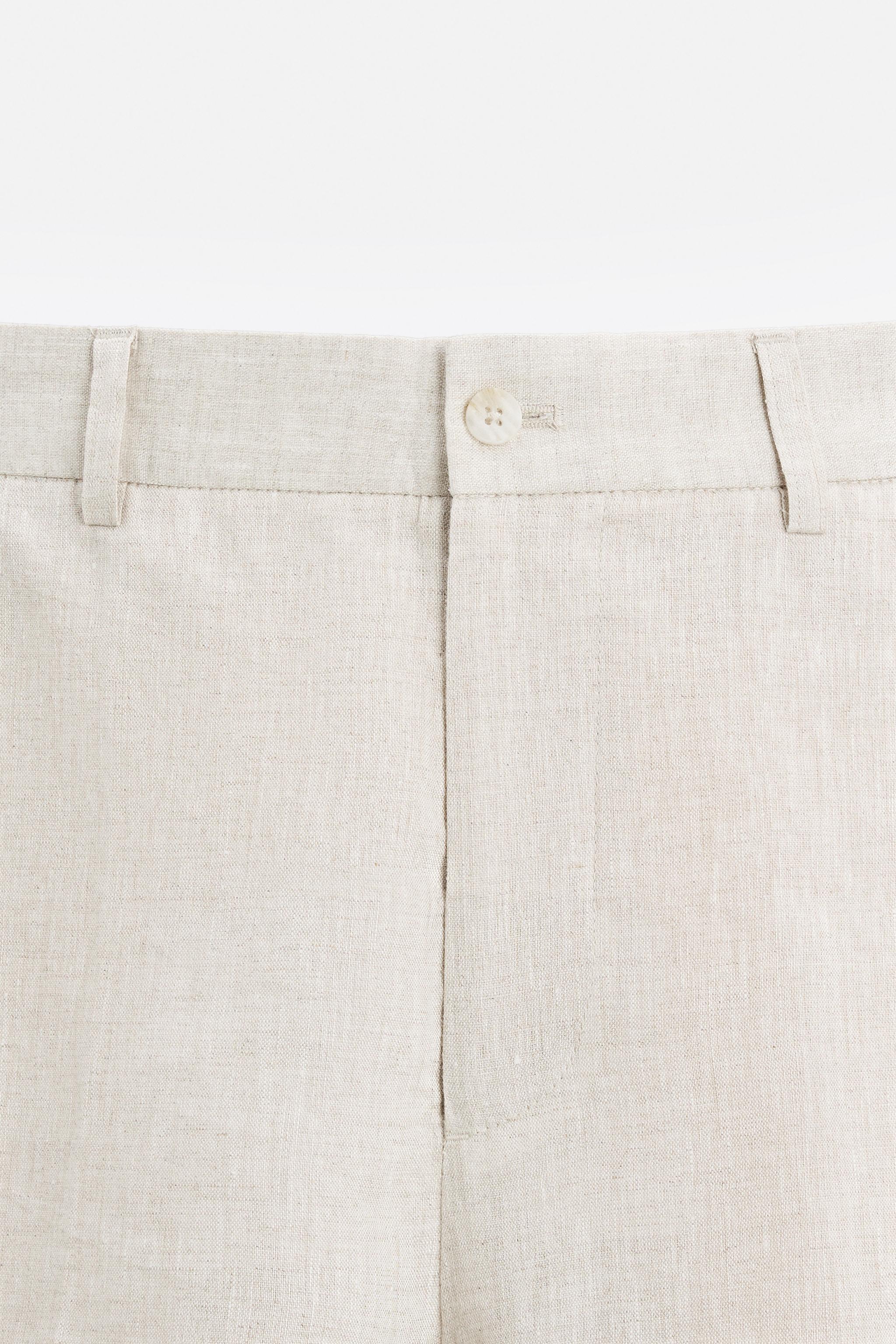 100% LINEN SHORTS